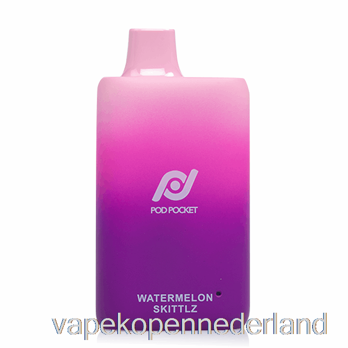 Elektronische Sigaret Vape Pod Pocket 7500 Wegwerp Watermeloen Skittlz